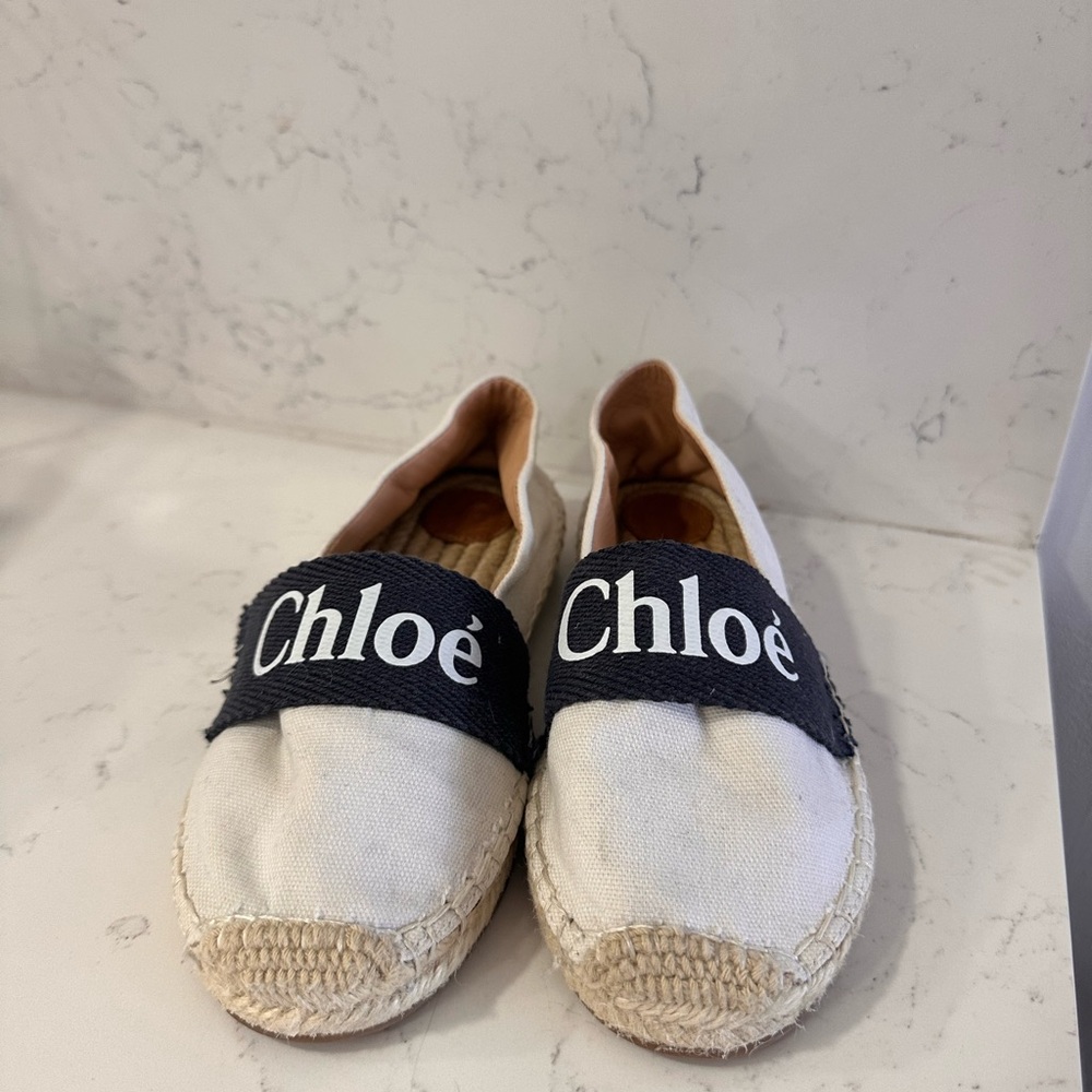 Chloe Kids Shoes in White and Black
